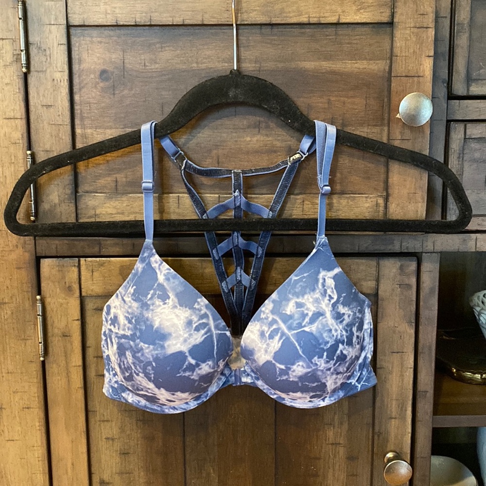 PINK racer back push up bra